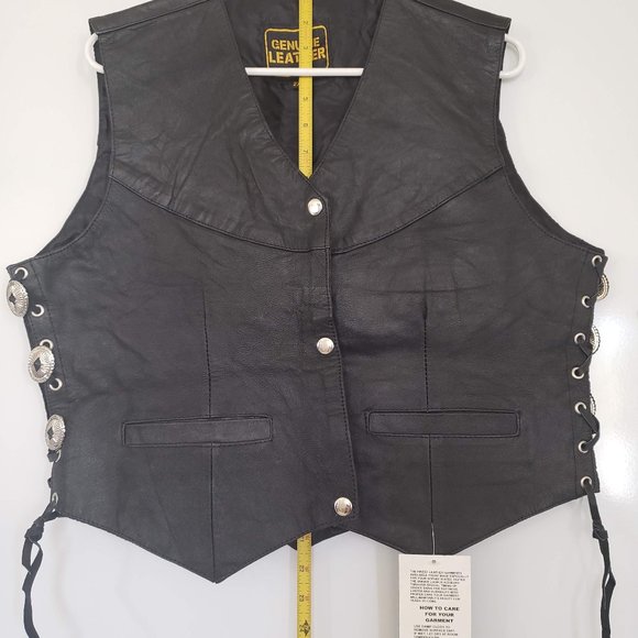 Leather Vest 2XL NWT - Picture 3 of 7